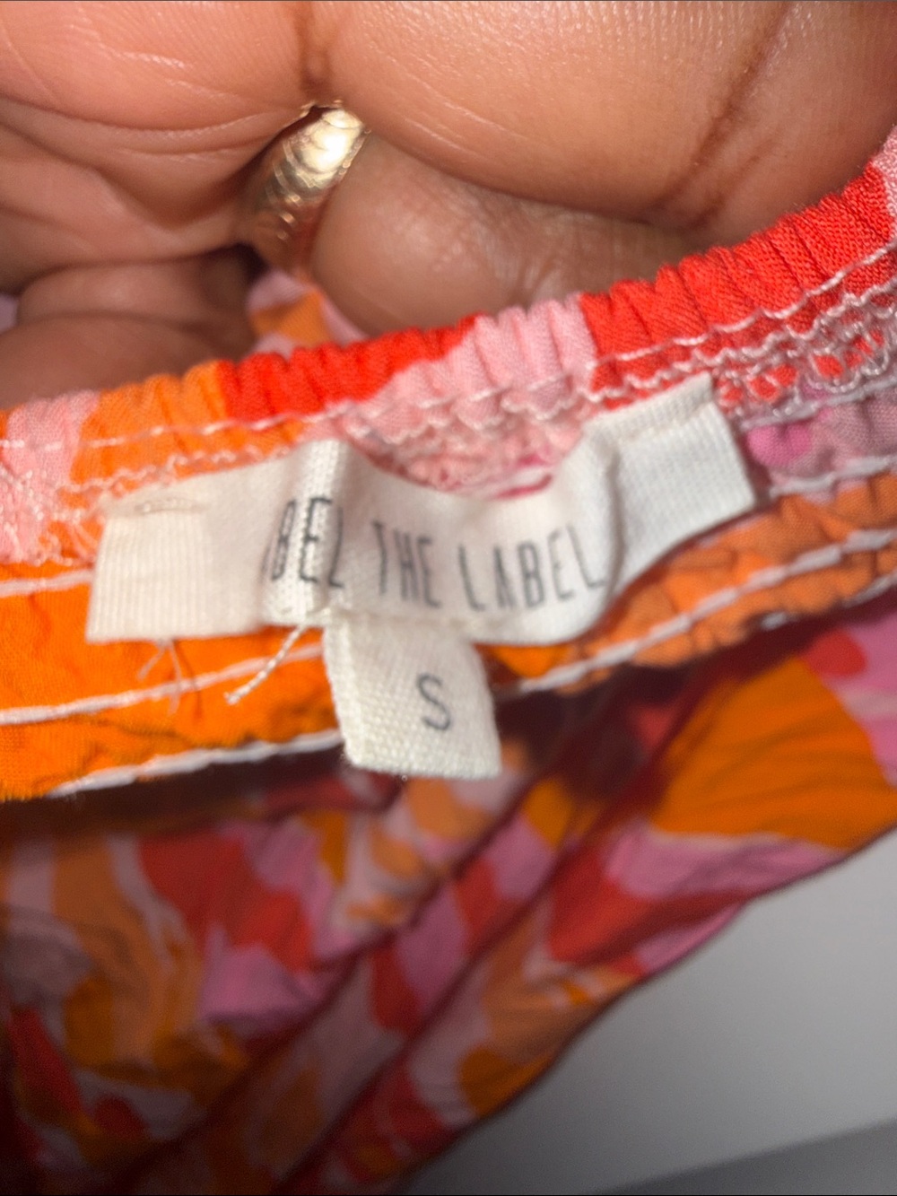 Anthropologie Abel the Label Rumi Floral Halter Maxi Dress Pink Orange Size S - Picture 2 of 13